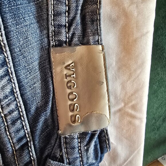 Vigoss  The New York Capri Jeans Size  16 stretch  Length  Inseam 27" - Picture 7 of 7
